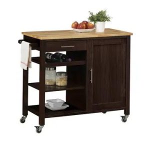 Calgary Cart with Wood top